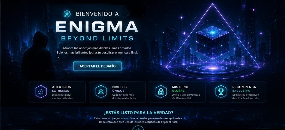 Futuristic puzzle protocol interface